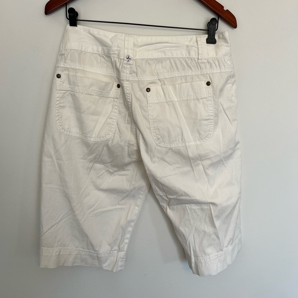 Prana women’s off White Casual Shorts size 8 - Picture 2 of 4